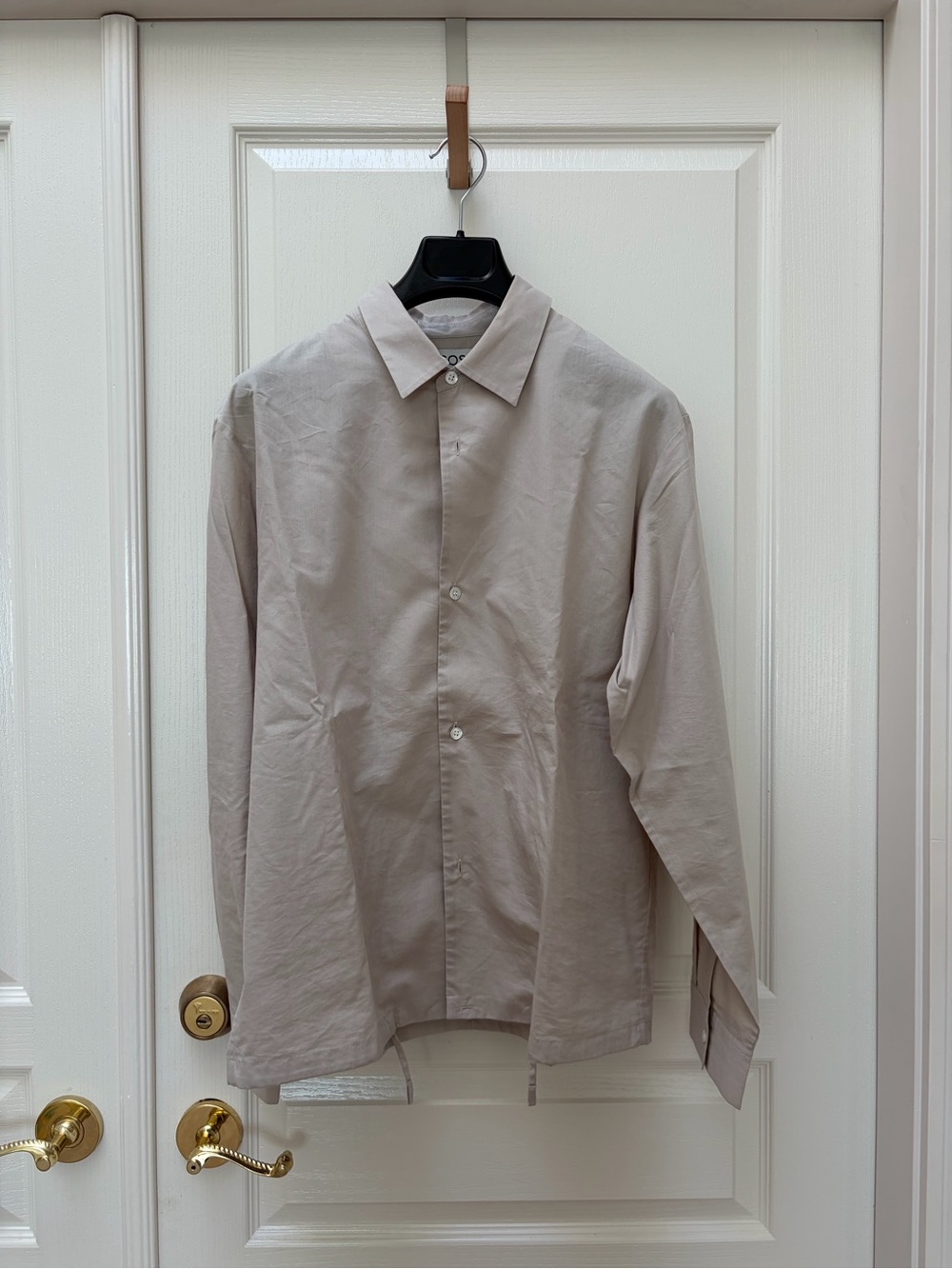 COS beige shirt